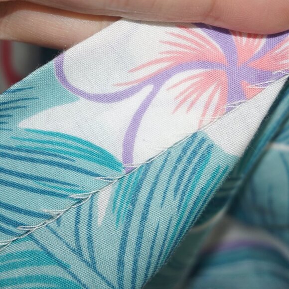 Vintage 80s Hilo Hattie Hawaiian Floral Dress - Picture 7 of 12